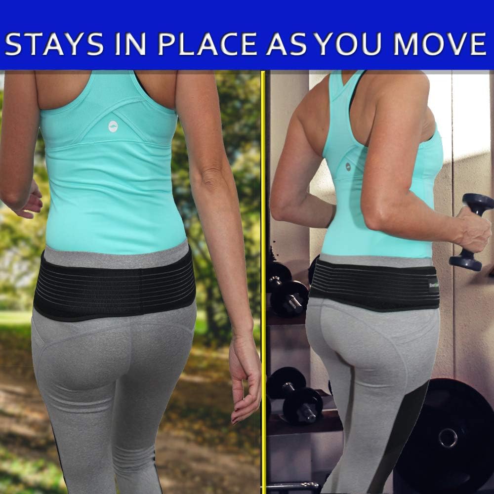 EverRelief SI Belt Hip Brace Sacroiliac Joint Support for Men & Women