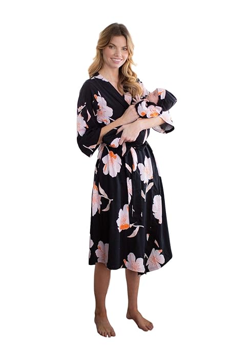 nursing robe and swaddle