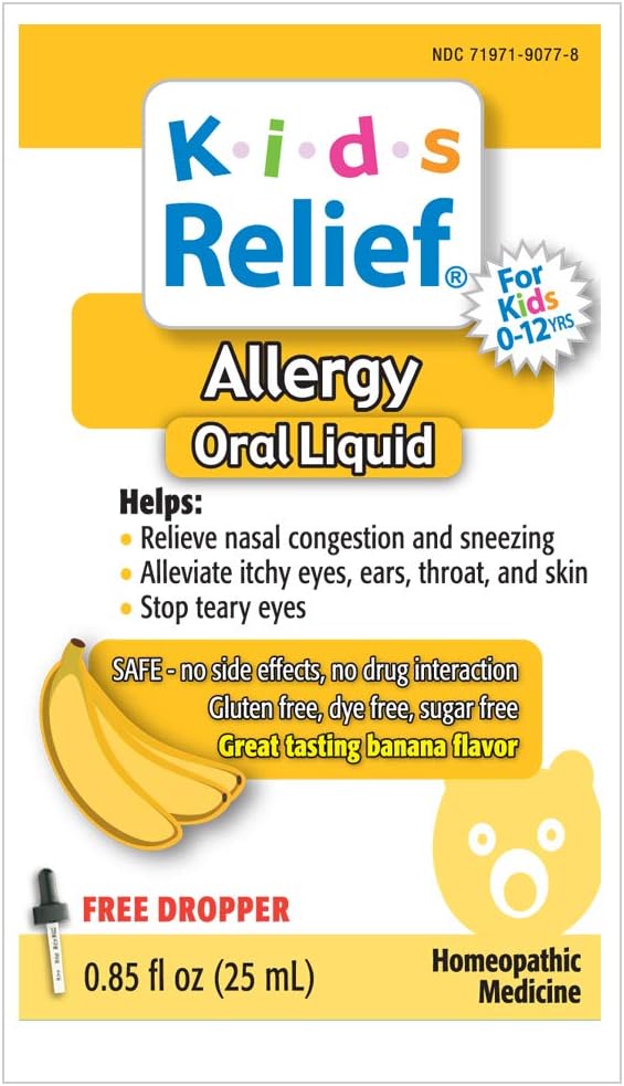 Kids Relief Allergy Oral Solution, 0.85 Fluid Ounce (25 ml): Health & Personal Care