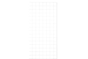 SSWBasics 2 ft x 4 ft White Grid Wall Panels - 3” on Center ¼" Thick - Durable Metal Gridwall Panel for Retail Display, Boutique, Craft Show, Art Panel, Home & Garage Organization - Sturdy Wire Wall