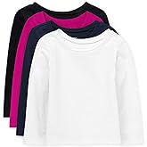 The Children's Place Baby-Girls and Toddler Basic Long Sleeve Layering Tees
