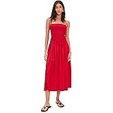 Madewell Women's Poplin Smocked Maxi Dress
