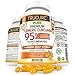 Trucurc Turmeric Curcumin Supplement with 95% Standardized Pure Tumeric Curcumin and Bioperine Black Pepper for Max Absorption- Highest Potency for Anti-Inflammatory Joint Health Support - 60 Capsules primary