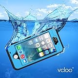 iPhone 5S Waterproof Case, Vcloo® iPhone 5 Waterproof Case, Dust Proof, Snow Proof, Shock Proof Case, Heavy Duty Protective Carrying Cover Case for iPhone 5S, iPhone 5 with Touched Screen Protector (Blue)