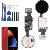 Home Button Connector Flex Cable Replacement for iPhone SE 2022 / SE 2020/8/ 8 Plus Home Button Module for iPhone SE 2022 / SE 2020/8/ 8 Plus Repair Assembly with Repair Tools