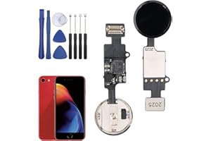 YHXMARSCAN Home Button Connector Flex Cable Replacement for iPhone SE 2022 / SE 2020/8/ 8 Plus Home Button Module for iPhone SE 2022 / SE 2020/8/ 8 Plus Repair Assembly with Repair Tools