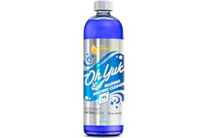 Oh Yuk Washing Machine Cleaner for All Washers (Top Load, Front Load, HE and Non-HE), Natural Citrus Fragrance, Four Cleanings Per Bottle, Septic Safe, 16 Fl Oz