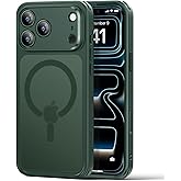 ESR for iPhone 17 Pro Case, Camera Control, Compatible with MagSafe, Shockproof Military-Grade Protection, Magnetic Phone Case for iPhone 17 Pro, Classic Hybrid Case, Frosted Green