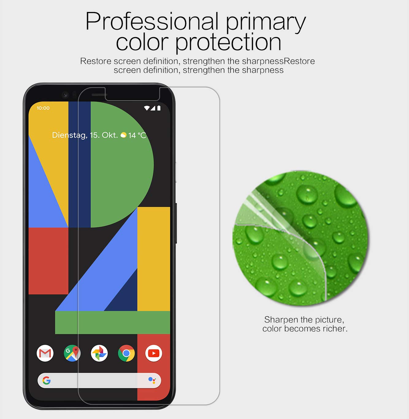 Nillkin Screen Guard For Google Pixel 4 Xl 6 3 Inch Whole Set Version Super Clear Front Camera Sticker Amazon In Electronics