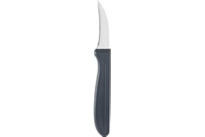 Trudeau 2.5" Curved Paring Knife, Charcoal