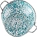 Calypso Basics by Reston Lloyd Powder Coated Enameled Colander, 3 quart, Turquoise Marble