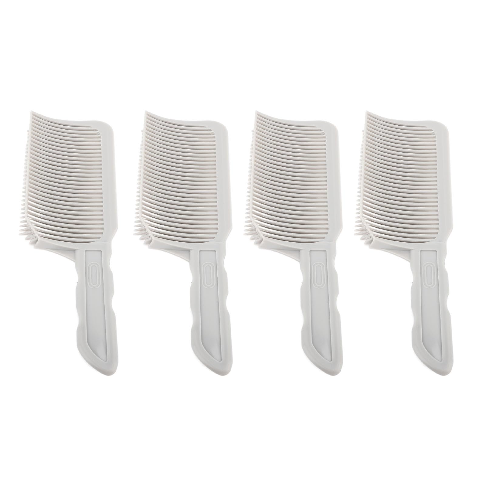 4 Pcs Barber Fade Combs, Professional Hair Cutting Blending Comb, Fade Combs, Flat Top Comb Curved Positioning Flat Top Comb for Men Salon Hairdresser Styling Tools