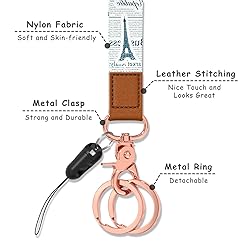 Rimilak Wristlet Keychain, Wrist Lanyard Key Chain