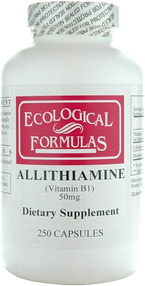 Amazon Ecological Formulas エコロジカル フォーミュラ アリチアミン ビタミンb1 50 Mg カプセル250 錠 Ecological Formulas ドラッグストア
