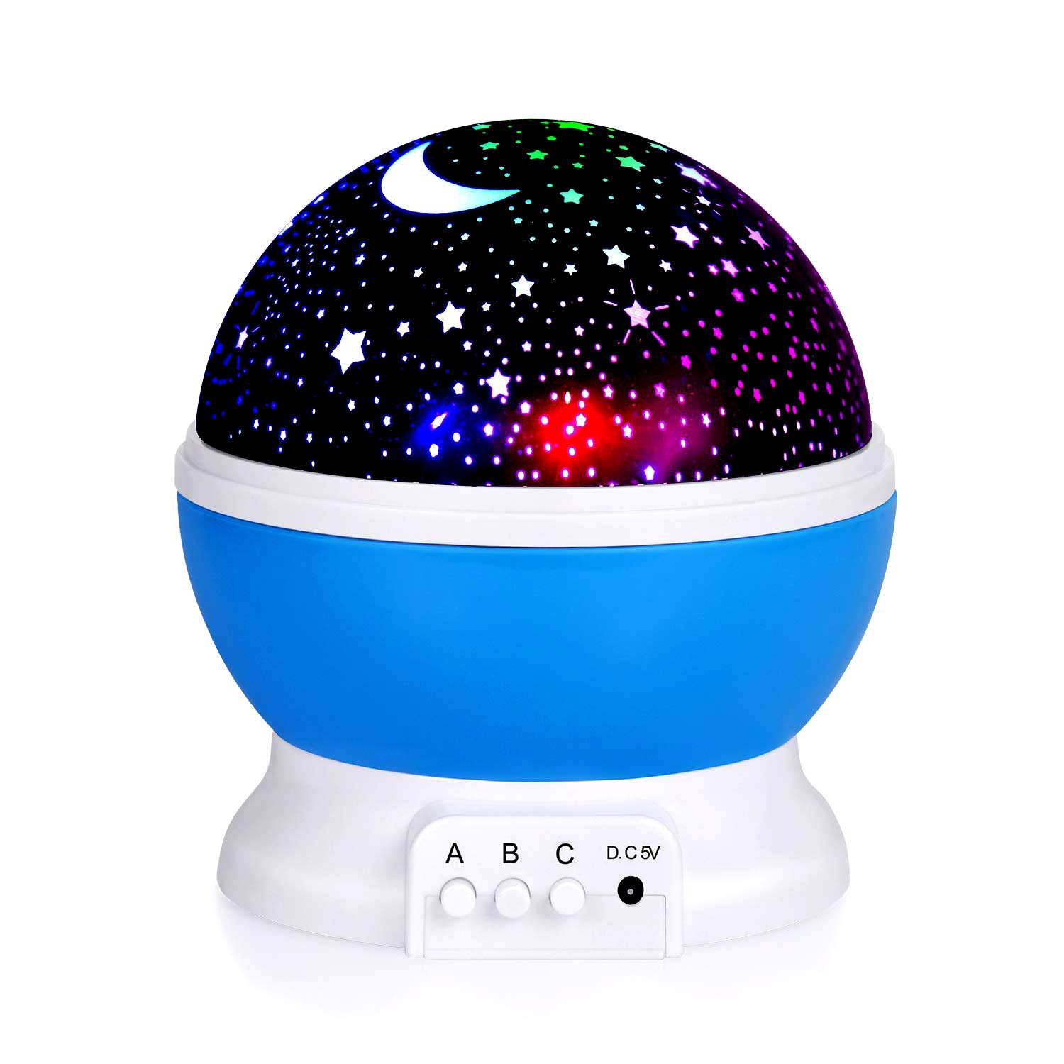 Qualimate Sky Night Lamp Star Light for Bedroom Star Projector Night