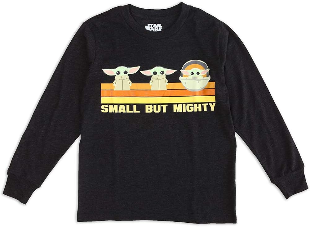 STAR WARS Boy's The Child Baby Yoda Grogu Cute Long Sleeve