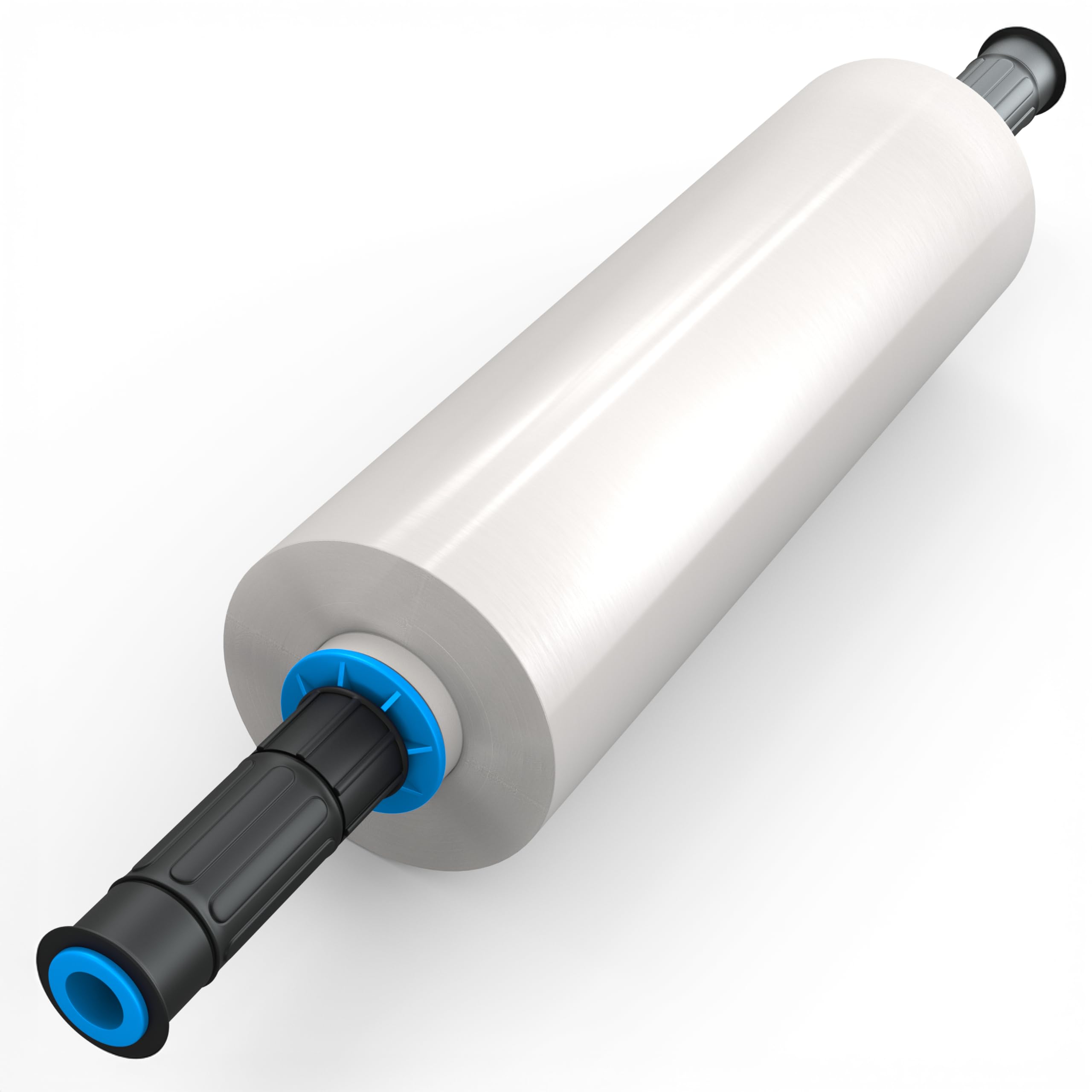 Photo 1 of 1 ROLL x 15" x 900 FT x Clear Heavy Duty Plastic Stretch Wrap Shrink Film for Shipping Packaging Moving Packing Trucking Logistics - Thicker Extra Durable Film - Wrap Holder Included