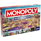 Monopoly Board Game Detroit MI Edition : 2-6 Players Family Board Games for Kids and Adults, Board Games for Kids 8 and up, for Kids and Adults, Ideal for Game Night