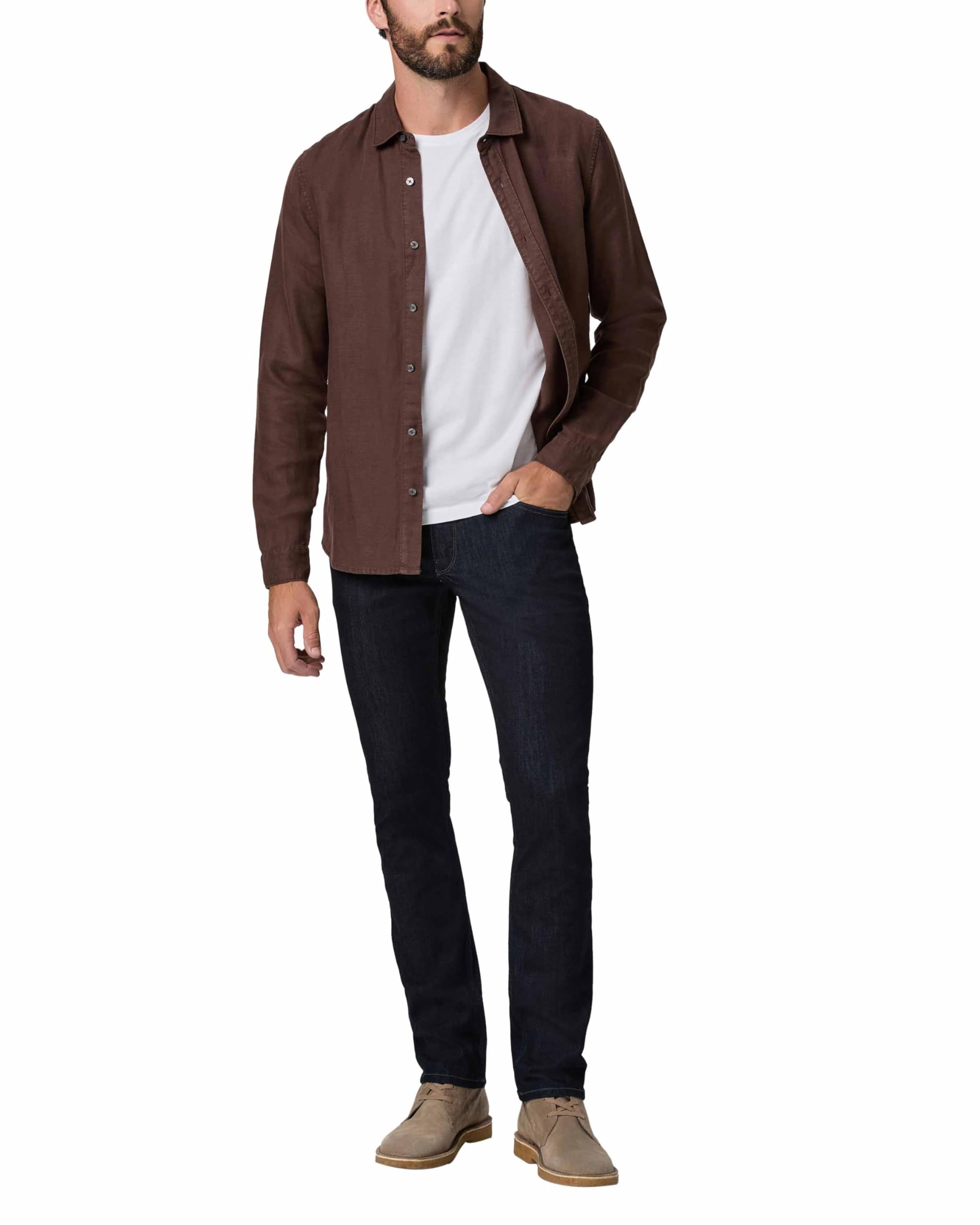 Paige Men’s Federal Transcend Slim Straight Fit Jean, Irvington, 38