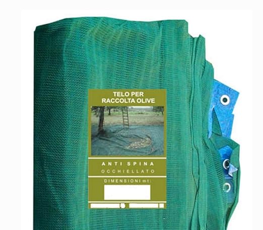 Rete Telo Raccolta Per Olive Mt 10 X 10 Antispina Angolo Rinforzato