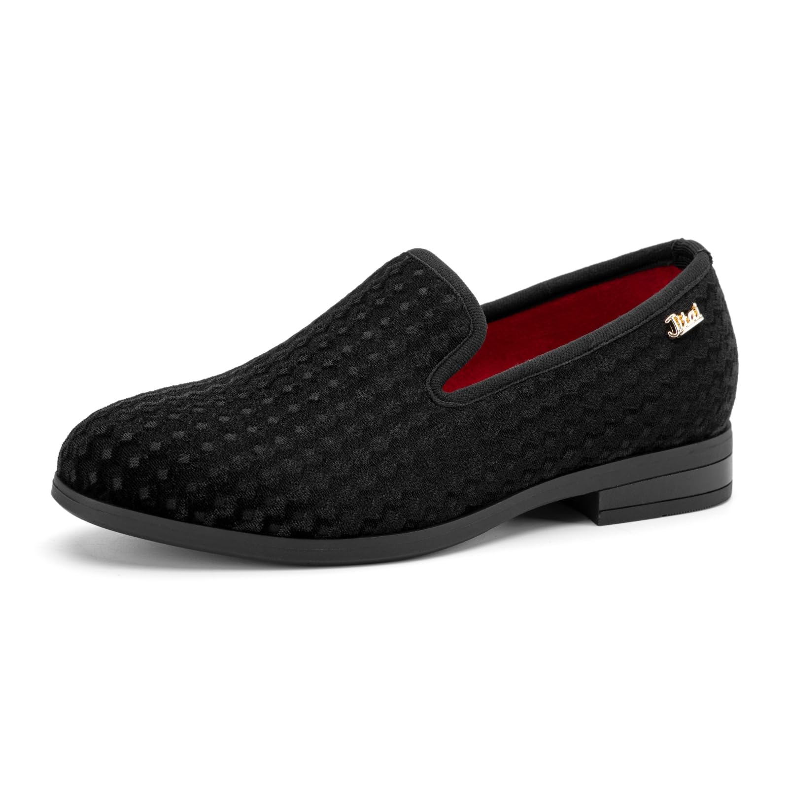Photo 1 of JITAI Boys Slip-On Luxury Dress Loafers Moccasins Casual & Tuxedo Shoes for Boys?Black-01 1 US