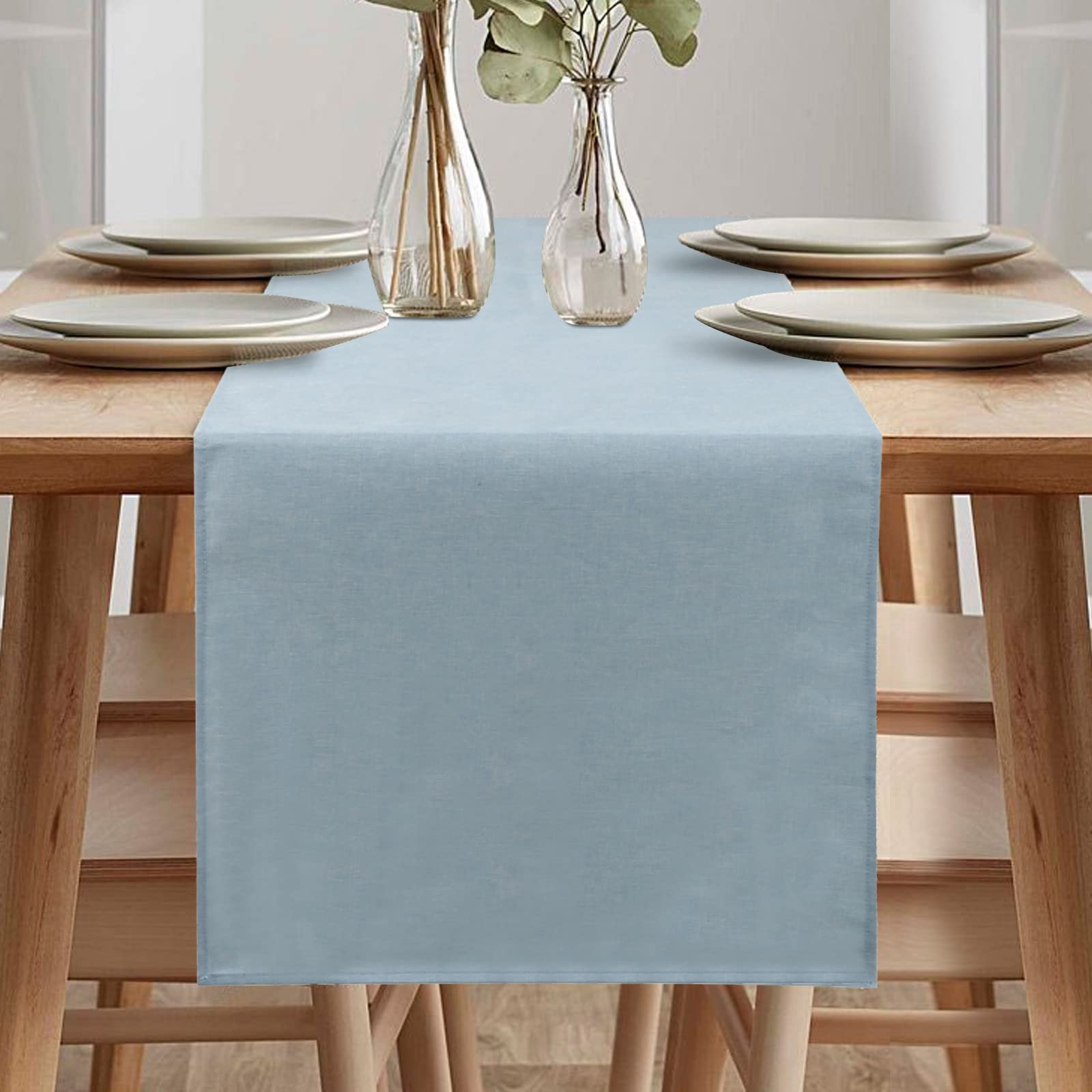 Modern Decorative Table Runners - Waterproof, Outdoor, Sky Blue (40*140 cm)
