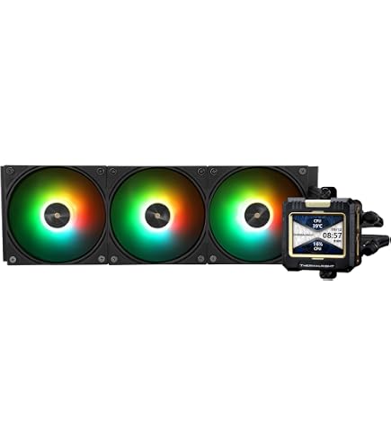 Amazon.com: Thermalright FW 360 Ultra ARGB Black 360mm AIO CPU