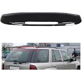 MGWILL Upper Tailgate Molding Compatible with 2002-2009 Chevrolet Trailblazer Replacement for 19150496 GM1904106 Black