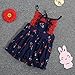 Kidlove Infant Baby Girl Cherry Printed Romper Clothes Jumpsuit Outfits Sunsuit