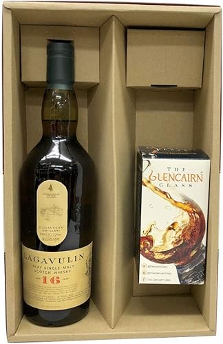 Amazon Co Jp ラガブーリン 16年 700ml 43度 グレンケアンブレンダーズグラス セット ギフトbox包装付 食品 飲料 お酒