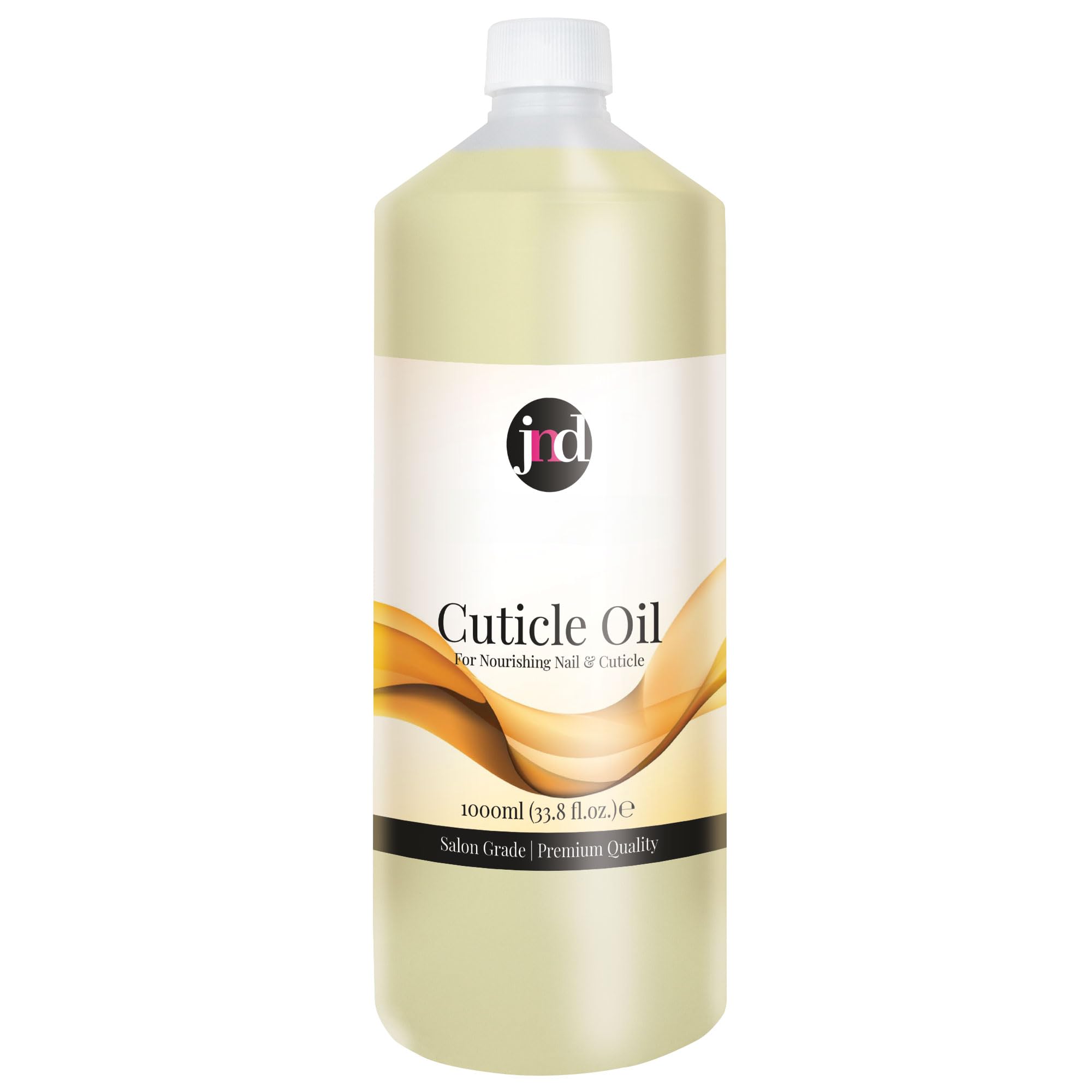 JND Cuticle Oil with Jojoba – Nail & Cuticle Conditioner for Dry, Cracked Skin – Strengthens, Hydrates & Revitalizes – Manicure Treatment for Healthy Nails (1000ml)