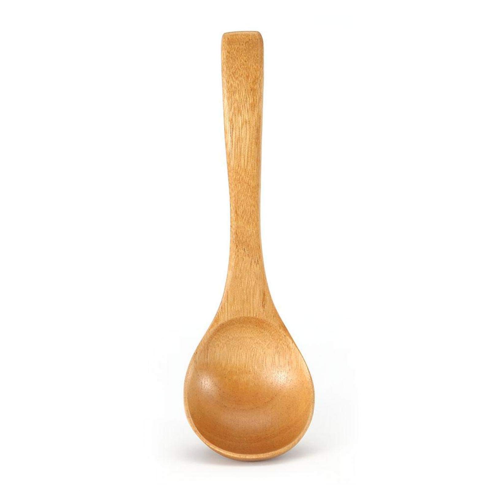 Kitchen Utensil, Natural Wood Ladle, Good Toughness for Cooking Or Serving Soup for Restaurant(Natural Wood Spoon)