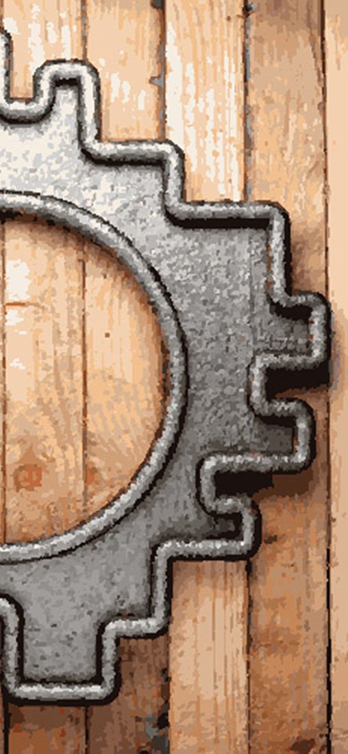 PeelitStickit Metal Wallpaper, Wall Mural ID-025, vinyl