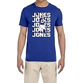 Blue Indianapolis Daniel Jones Text Pic T-Shirt
