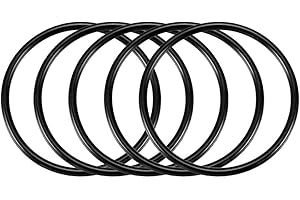 uxcell Nitrile Rubber O-Rings 66mm OD 59mm ID 3.5mm Width, Metric Sealing Gasket, Pack of 5