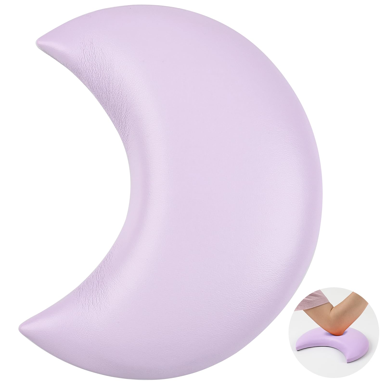 Photo 1 of BQAN Nail Tech Elbow Rest, Soft Nail Arm Rest for Nail Tech Elbow Rest Pad Nail Tech Supplies (Purple)