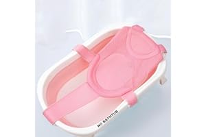 Baby Bath Seat Support Net Soft Baby Bathtub Pad Newborn Bath Cushion Breathable Infant Bathing Support Mat Shower Pad for 0-