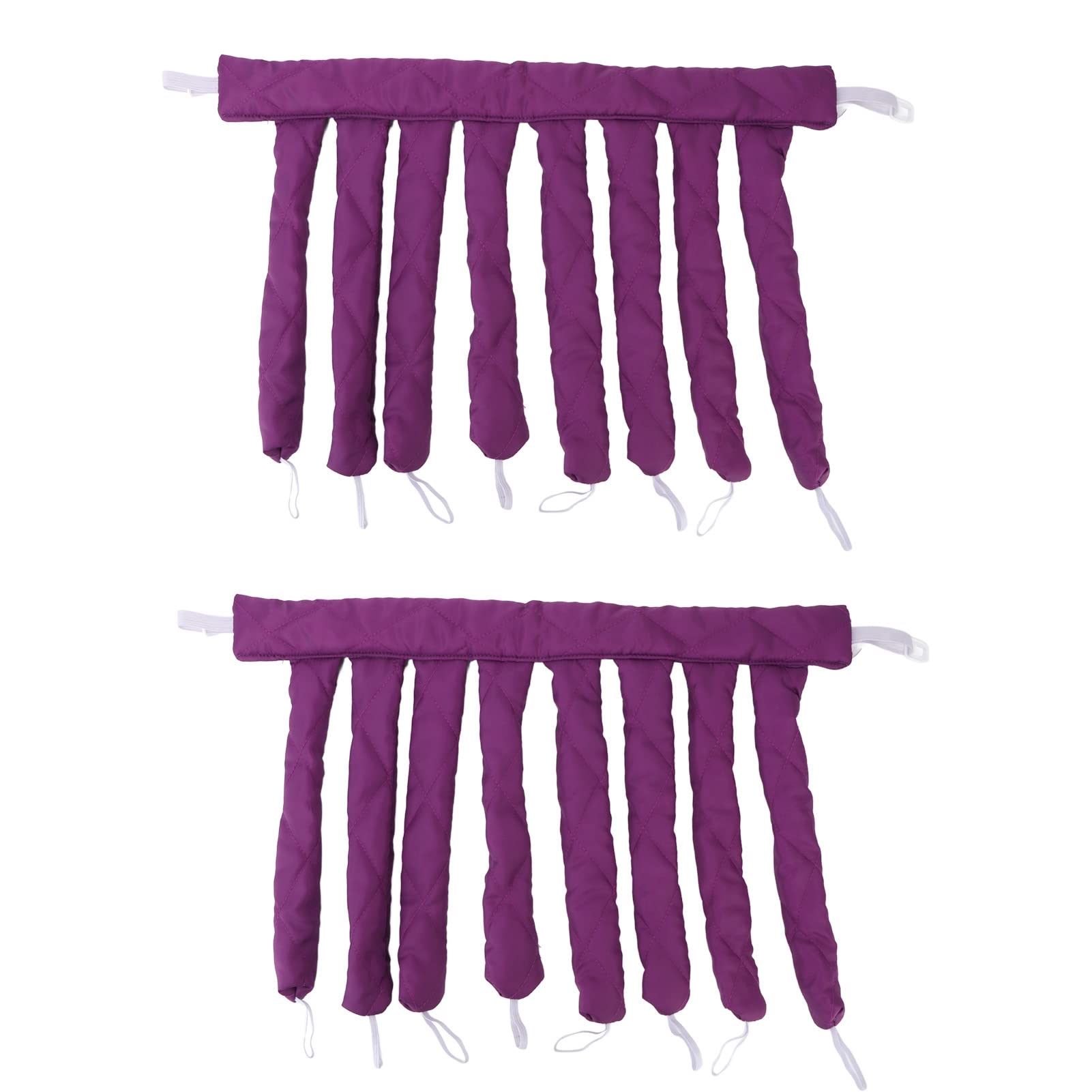 2Pcs Heatless Curling Rod No Heat Curlers Headband for Women Girls Household Hair Curling Rod Headband Styling Tool