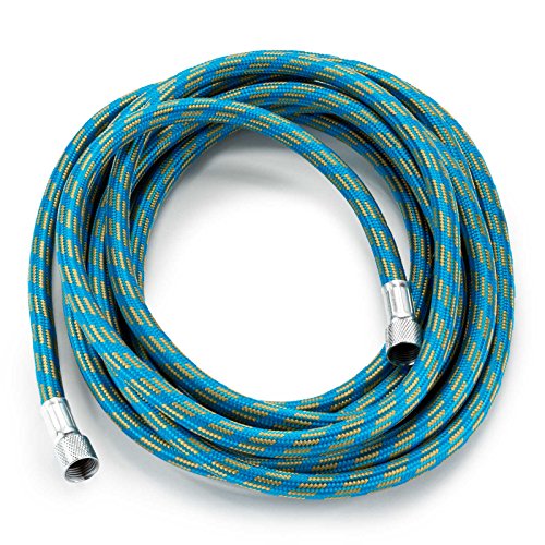 PointZero Airbrush 10' Braided Airbrush Air Hose 1/8"-1/8" BSP