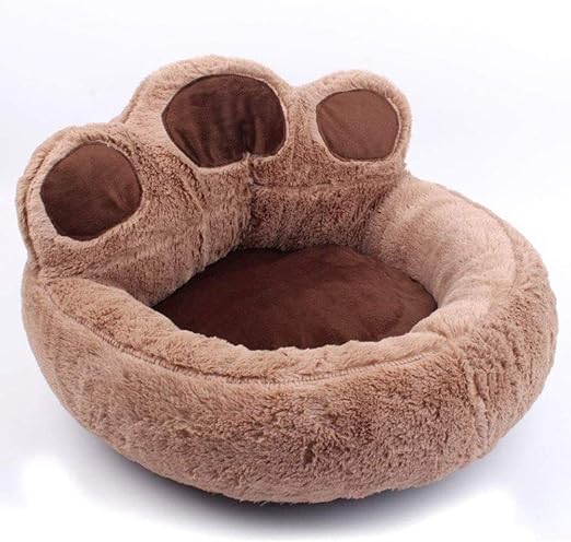 paw shaped dog bed