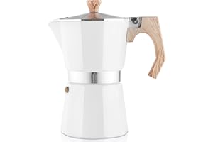 wedrink Stovetop Espresso Maker Aluminum Moka Pot 6 Cups Cuban Coffee Maker Stovetop Coffee Maker Moka Italian Espresso