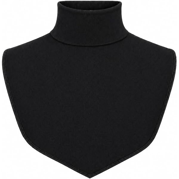 Amazon.com: Turtleneck Solid Dickey Detachable Fake Collar Half