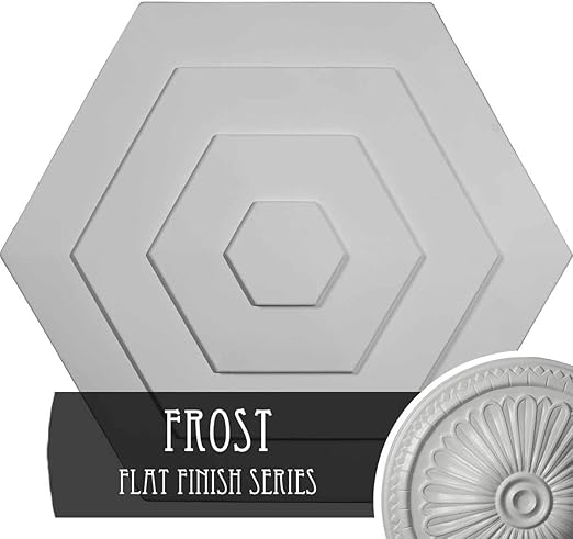 Ekena Millwork Cm23wffrf Woodruff Ceiling Medallion 23 1 4 Od X 7