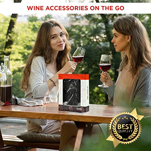 image for Vinetto Wine Lover’s Set: Premium Set Of Wine Aerator, Wine Chiller,