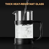 Paracity 1000ml French Press Coffee Maker Black 4 Cup with 3 Filters view 5
