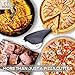 K-Musculo Pizza Cutter Wheel That Cuts Right Through Pizza Crust in The First Cut, Super Sharp Ceramic Blade Slicer with Protective Cover and Grip That Doesn't Allow it to Slip