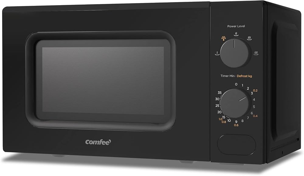 COMFEE' 700W 20L Microwave Oven Black CM-M202CC(BK) 5 Power Levels