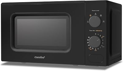 COMFEE' 700W 20L Microwave Oven Black CM-M202CC(BK) 5 Power Levels
