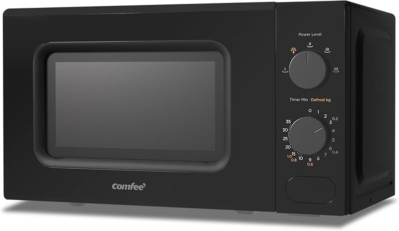 COMFEE' 700W 20L Microwave Oven Black CM-M202CC(BK) 5 Power Levels