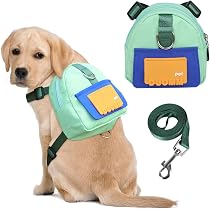 thumbnail image 2 of Adjustable Pet Backpack Harness With Saddlebags - Outdoor Hiking Gear For Small Dogs Under 22lbs 2 of 11